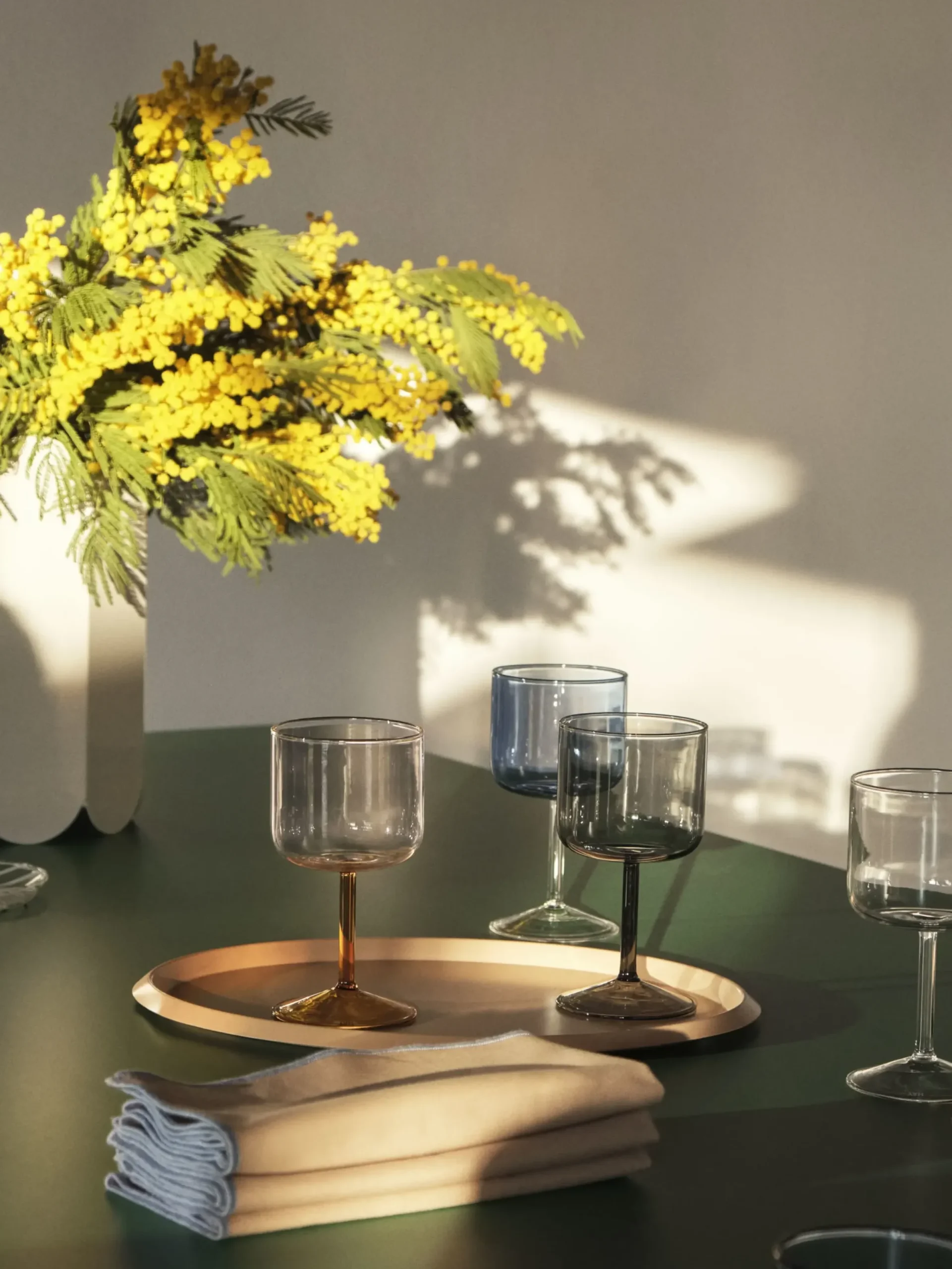 Verre A Vin Tint Verre Rose / Set De 2 - Hay
